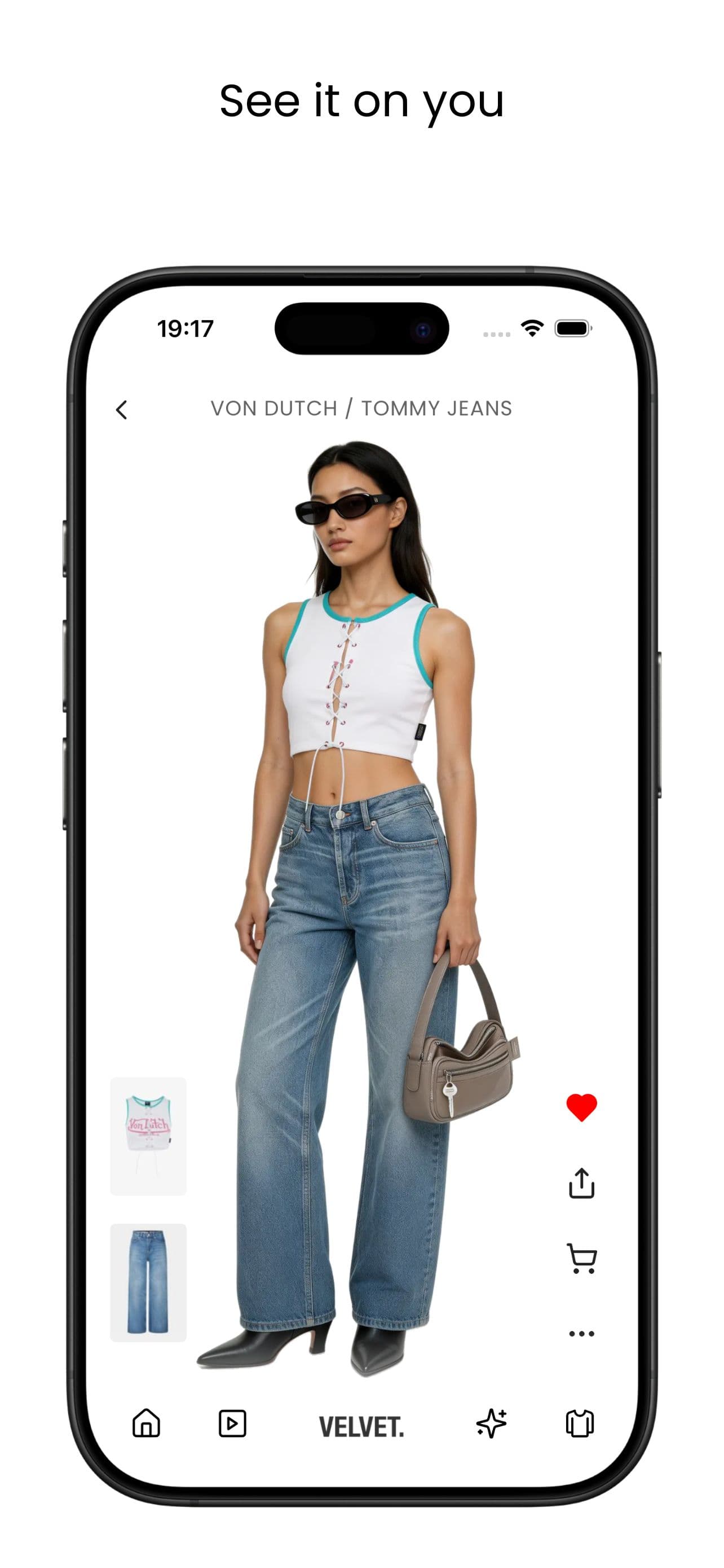 Velvet app: personalized catalog browsing