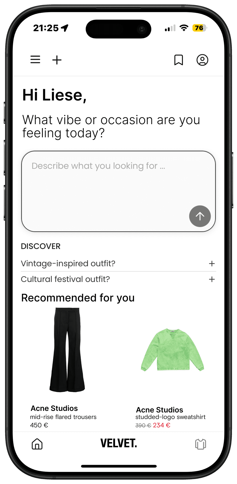 Velvet App 2